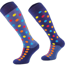 Podkolanówki COMODO multicolor dots 31-34