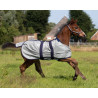 Derka siatkowa dla źrebaków QHP 80cm, szara