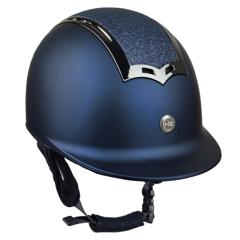 Kask Horsenjoy Genius Glitter granatowy