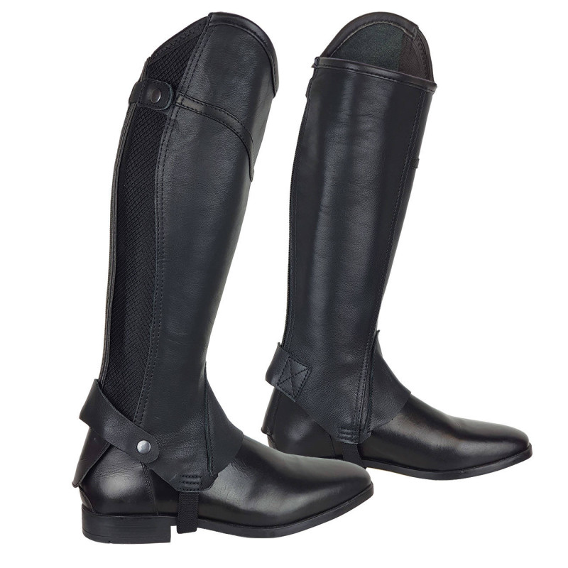 Czapsy skórzane York Rival czarny 35/33