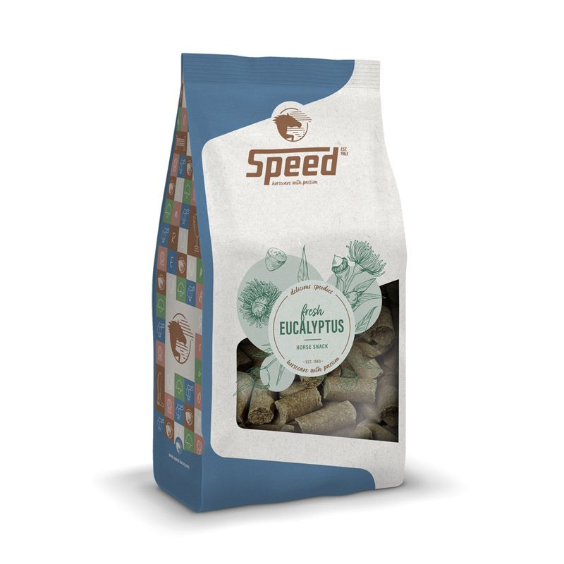 Cukierki smaczki dla koni Speed 1kg EUKALIPTUS