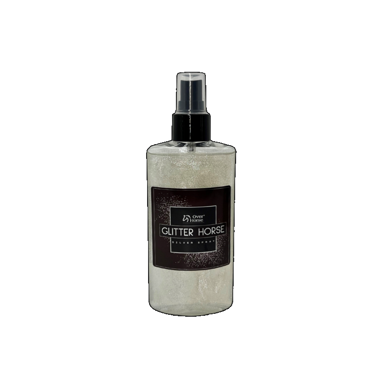 Over Horse Glitter Horse Silver Spray 150ml
