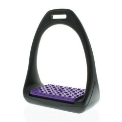 Strzemiona synt. REFLEX czarny-fiolet 12cm